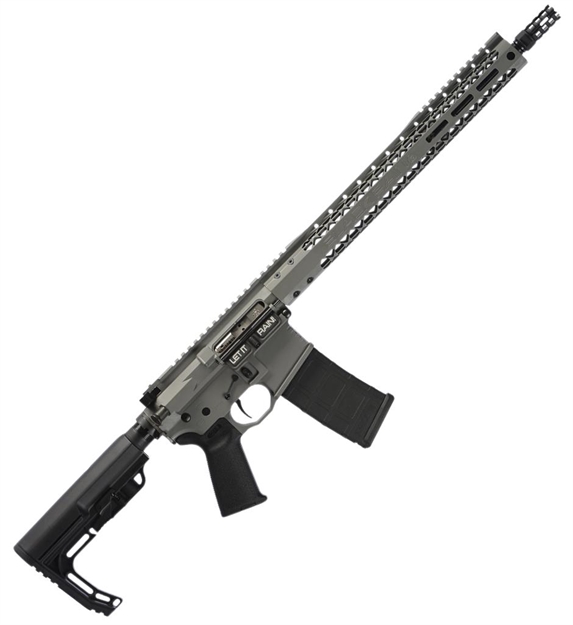Picture of Black Rain Broscoutsg Recon Bro Scout Semi-Automatic 223 Remington/5.56 Nato 16" 30+1 6-Position Mft Bms Minimalist Black Stk Gray Cerakote