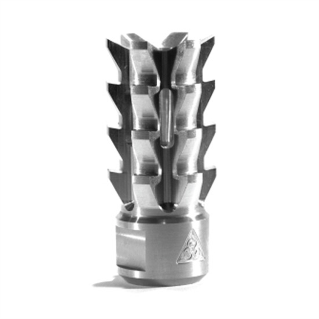 Picture of Black Rain Milled Silver SS Flash Suppressor 223Rem