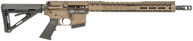 Picture of  Black Rain Ordnance Brocarnivore350lmb Carnivore  350 Legend 20+1 16", Midnight Bronze Cerakote, 15" Slim M-Lok Handguard, Black Magpul Carbine Stock & A2 Grip, Tank Muzzle Brake
