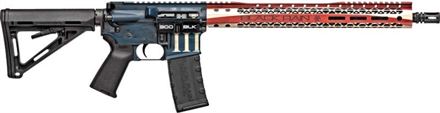 Picture of Black Rain Ordnance Rain Spec+ Patriot Rifle 300Blk 16" Betsy Ross 30Rd BRO-PAT-300BLK-BETSY 697067862773