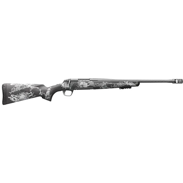 Picture of  Browning 035585218 X-Bolt Pro Spr 308 Win 4+1 18" Steel Fluted Sporter Barrel, Carbon Gray Elite Cerakote Steel Receiver, Carbon Fiber With Black & Gray Splatter Stock, Right Hand 023614856474