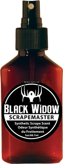 Picture of Black Widow Deer Lures Synthetic, Scrape Master 3Oz., Blend OF Synthetic Doe Estrus/Synthetic Dominate Buck