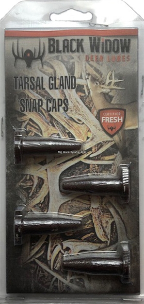 Picture of Black Widow Deer Lures Tarsal Gland Snap Cap 4Pk.