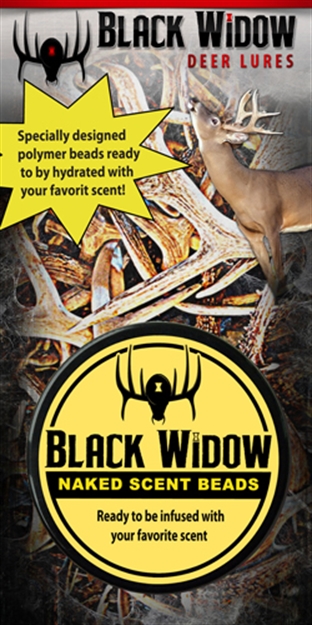 Picture of Black Widow Widow Deer Lures Naked Scent Beads 2 Ounces