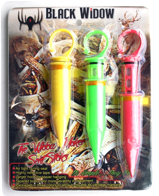 Picture of Black Widow Widow Deer Lures Widow Maker Scent Sticks 3-Pack