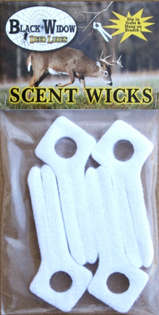 Picture of Black Widow Widow Deer Lures Widow Maker Scent Wicks 4-Pack