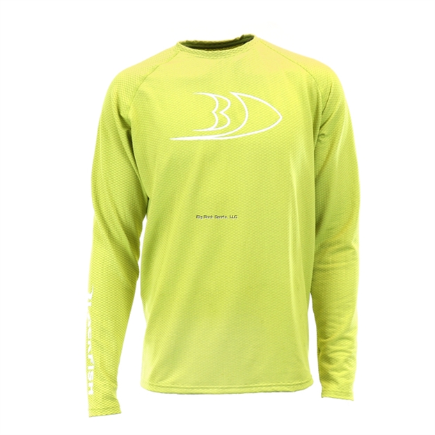 Picture of Blackfish Coolcore Upf Angler Long Sleeve - Profile (Acid/White) Size XL