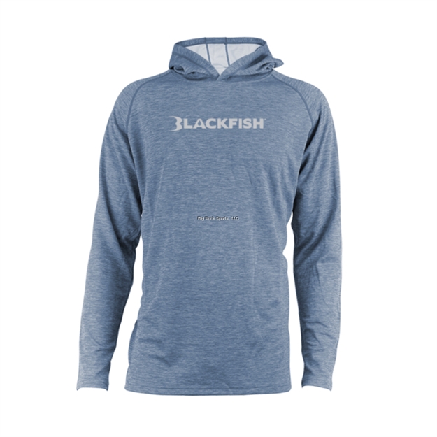 Picture of Blackfish Eclipse Upf Lightweight Hoodie - Slate Bluesize XL