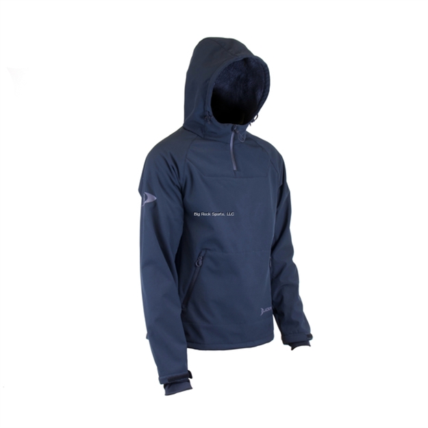 Picture of Blackfish Gale Softshell Pullover - Black/Black Size XL