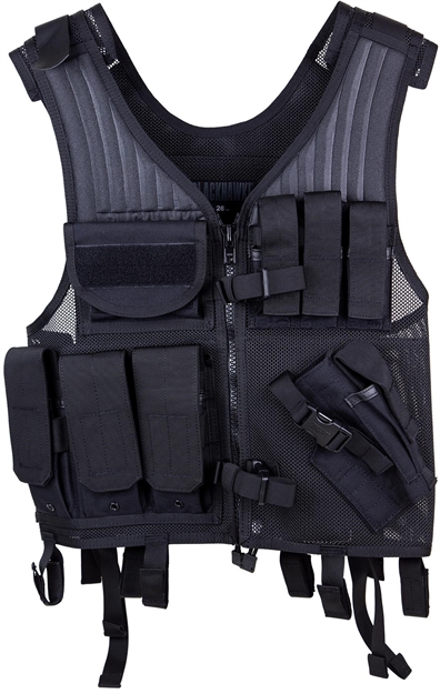 Picture of  Blackhawk 30Ev26bk Omega Elite Pistol Vest Black Nylon Mesh