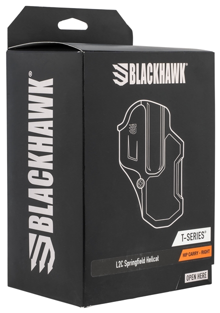 Picture of  Blackhawk 410777Bkr T-Series L2c Non-Light Bearing Owb Black Polymer Belt Slide Fits Springfield Hellcat Right Hand
