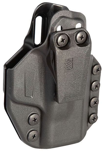 Picture of  Blackhawk 416076Bk Stache  Iwb Size 76 Black Polymer Belt Clip Compatible W/Glock 48/S&W Shield Ez9 Ambidextrous