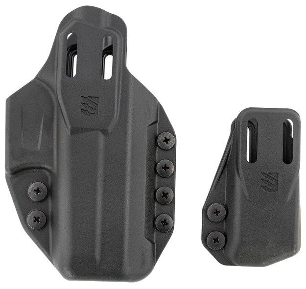 Picture of  Blackhawk 416102Bk Stache Premium Kit Iwb Size 02 Black Polymer Belt Clip Compatible W/Glock 19/23/32/44/45 Includes Mag Carrier Ambidextrous