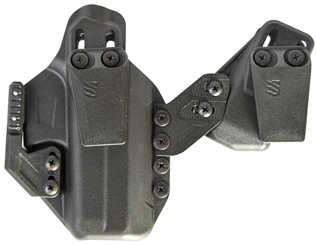 Picture of  Blackhawk 416176Bk Stache Premium Kit Iwb Size 76 Black Polymer Belt Clip Compatible W/Glock 48 Ambidextrous