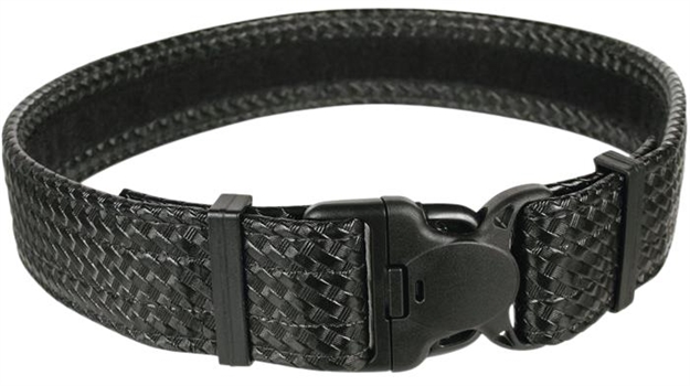 Picture of  Blackhawk 44B2lgbk Ergonomic Duty Belt Black Cordura 38"-42" 2.25" Wide Buckle Closure
