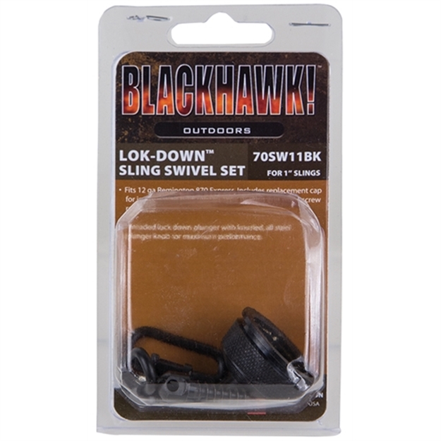 Picture of Blackhawk 70Sw11bk Lok-Down Swivel Set/Mag Cap Rem 870 Exp Internal 1" Blued