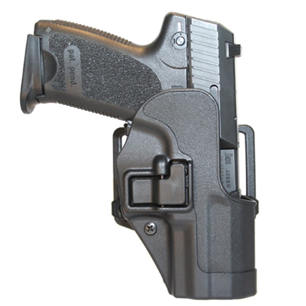 Picture of Black Hawk Products Serpa Cqc Holster Ruger Sr9 RH Black Matte Finish W/Bl And Paddle 410541BK-R 648018127342