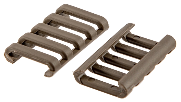 Picture of Blackhawk Low Profile Rail Cover 5 Slot Thermoplastic Dark Earth 2Pk
