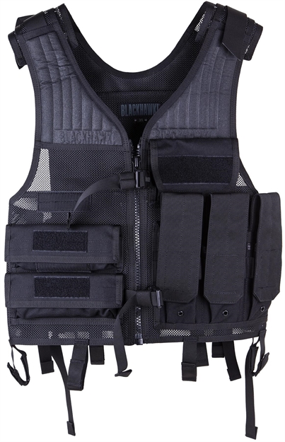 Picture of Blackhawk Omega Vest 30Ev31bk Black Adjustable Nylon Mesh