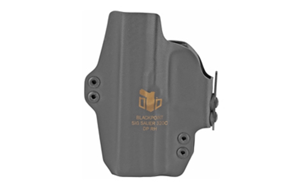 Picture of  Blackpoint 104881 Dualpoint  Aiwb Black Kydex Belt Clip Fits Sig P320c Right Hand