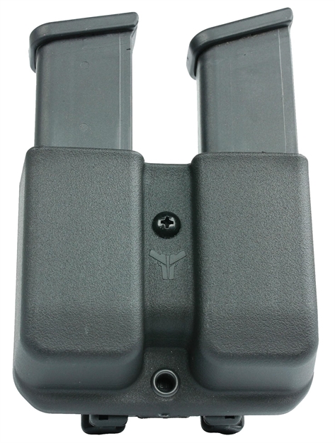 Picture of Blade-Tech Ammx0024gen9 Signature Double Mag Pouch Black Thermoplastic