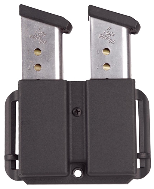 Picture of Blade-Tech Ammx0054rdds Revolution Double Mag Pouch Black Thermoplastic