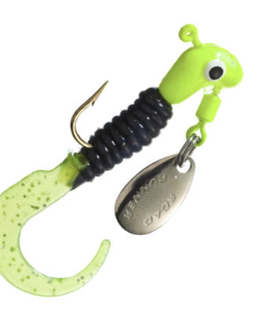 Picture of Blakemore Sales Corporati RR Curly Tail 1/32 Chr/Blk