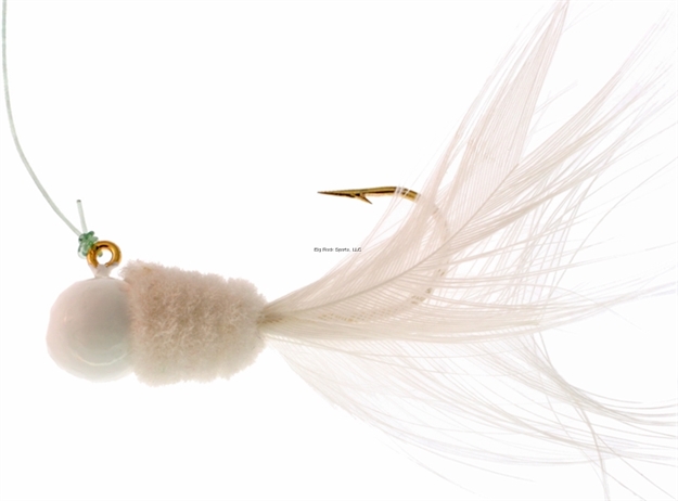 Picture of Mr. Crappie Slab Caller  Jig, 1/32 Oz, White, 3/Pack SD1D-701 020801479744