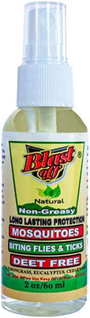 Picture of Blast Off Off Bug Spray W/Coconut Oillemongrass/Eucalyptus 2Oz! 877851105890
