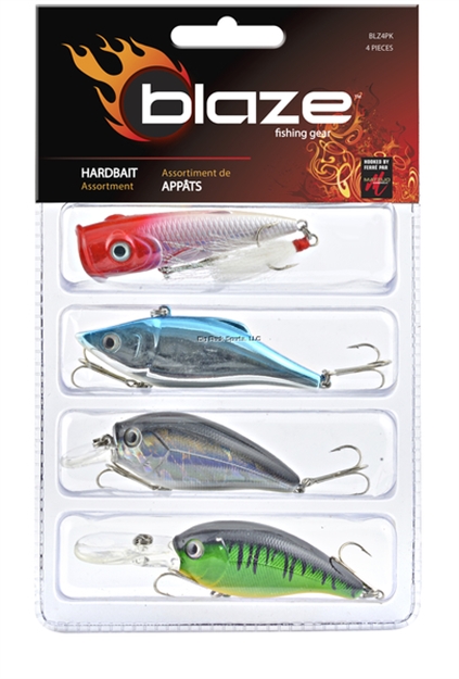 Picture of Blaze Blaze 4 Pack Hardbait Asst