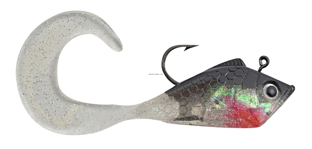 Picture of Blaze Rigged Grub 2"  5Pk Pearl/Black