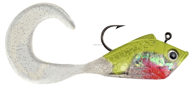 Picture of Blaze Rigged Grub 2"  5Pk Pearl/Dace