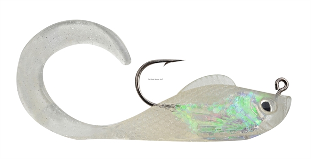 Picture of Blaze Rigged Grub 2"  5Pk Pearl/White