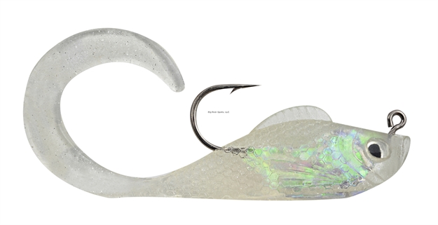 Picture of Blaze Rigged Grub 3"  5Pk Pearl/White