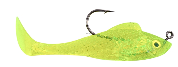 Picture of Blaze Rigged Shad 2"  5Pk Chartreuse/Silver