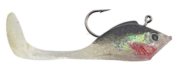 Picture of Blaze Rigged Shad 2"  5Pk Pearl/Black