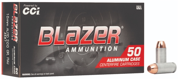 Picture of Blazer Ammunition Blazer Centerfire Pistol Ammo 10Mm Auto 200Gr 50Rnd Tmj Blazer 076683035974 -