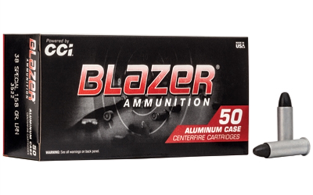 Picture of Blazer Ammunition Blazer Centerfire Pistol Ammo 38 Special 158Gr 50Rnd Lrn Blazer 3522