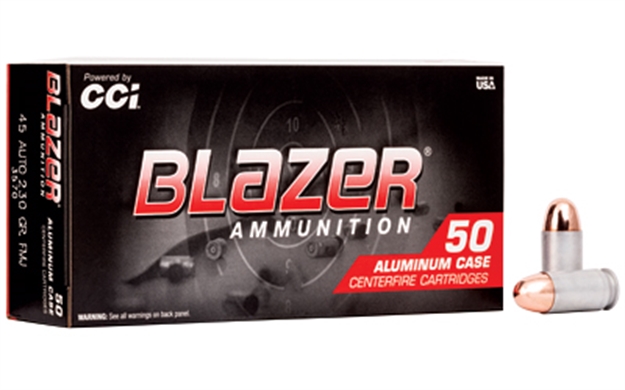 Picture of Blazer Ammunition Blazer Centerfire Pistol Ammo 45 Acp 230Gr 50Rnd Fmj Blazer 3570