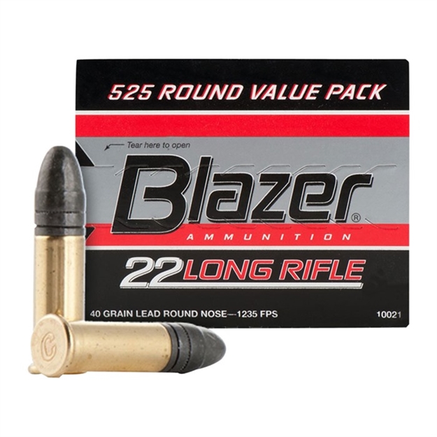 Picture of  Cci 10022 Blazer Rimfire 22Lr 38Gr Lead Round Nose 525 Per Box/10 Case
