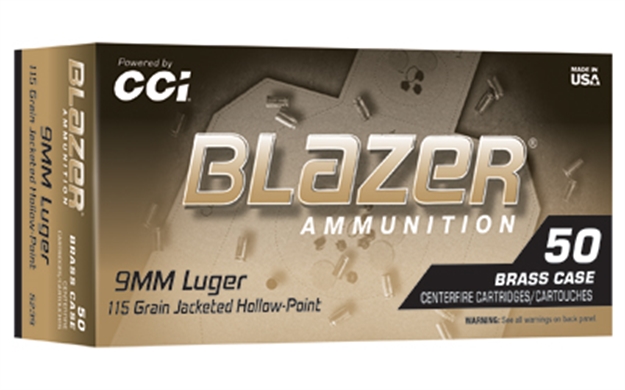 Picture of  Cci 52399Mm Luger 115Gr Jacketed Hollow Point 50 Per Box/10 Case