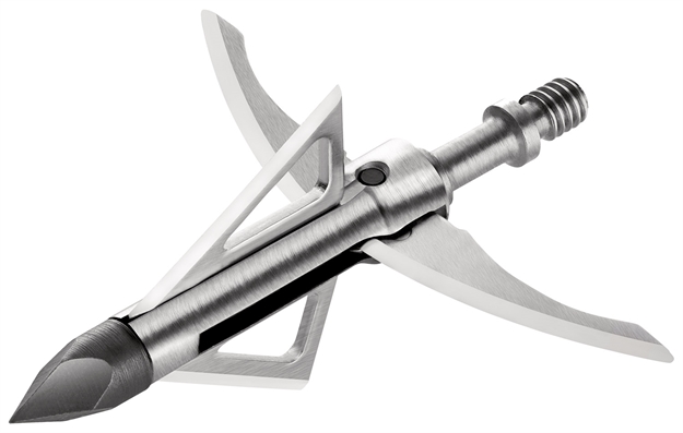 Picture of  Bloodsport Bls10777 Gravedigger  Hybrid Mechanical Broadhead 100 GR 3 Pack