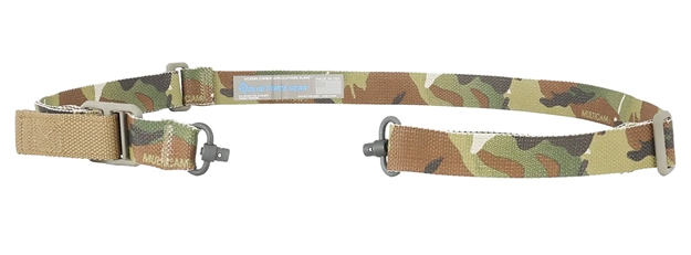 Picture of Blue Force Gear Vcaspb125aamc Vickers Push Button Sling Multicam Cordura 36"-62" Oal Padded Rifle VCAS-PB-125-AA-MC