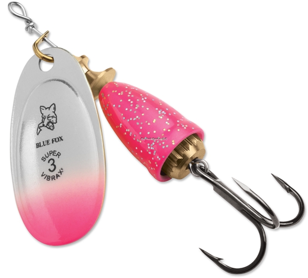 Picture of Blue Fox Classic Vibrax, Blade Size 1, 1/8Oz, Vmc Hook, Pink Chartreuse Candyback
