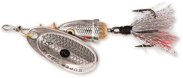 Picture of Blue Fox Classic Vibrax Foxtail Spinner, 7/16 Oz, Silver Shiner