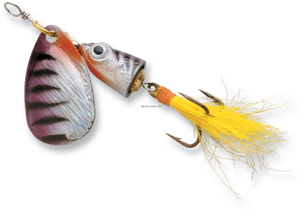 Picture of Blue Fox Classic Vibrax Shallow Spinner, 1/8 Oz, Dressed Treble, Firetiger