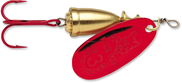 Picture of Blue Fox Classic Vibrax Spinner, 1/8 Oz, Bleeding Gold