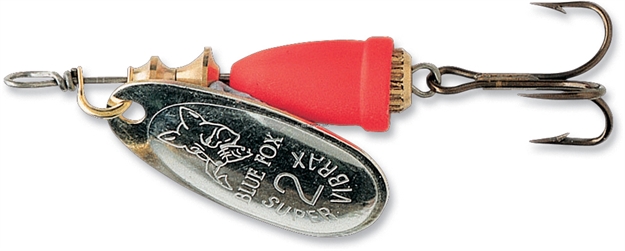 Picture of Blue Fox Classic Vibrax Spinner 1/8Oz Painted Gold/Flsnt Red