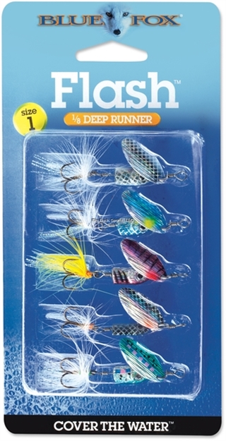 Picture of Blue Fox Flash Spinner Kit, #1 Blade, 1/8 Oz, 5Pk