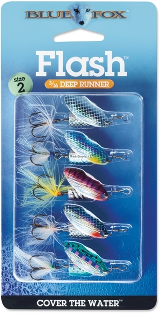 Picture of Blue Fox Flash Spinner Kit, #2 Blade, 3/16 Oz, 5Pk
